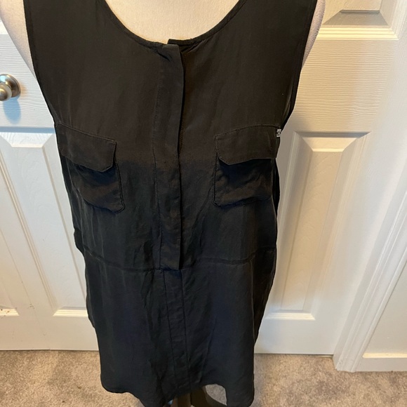 Monk and Lou size M 100% silk Sleeveless Black Women's Top - Picture 13 of 14